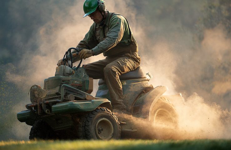 Mowing-accident