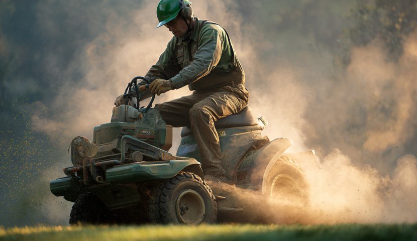 Mowing-accident